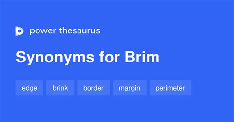 synonyms for brim|meaning of word brim.